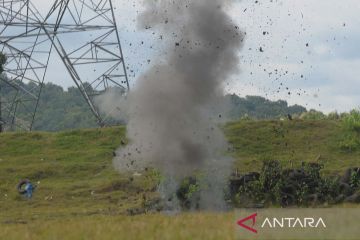 Pemusnahan mortir yang ditemukan warga di Klaten
