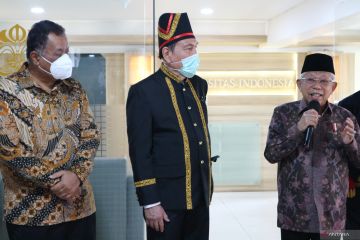 Ma'ruf Amin sebut budaya perlu dikembangkan agar tidak menjadi fosil