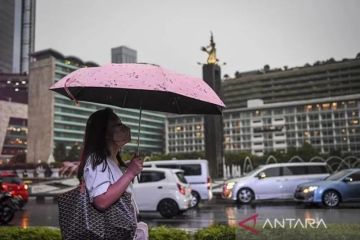 Jakarta berpotensi hujan ringan di Kamis pagi dan berawan pada siang