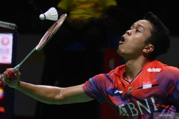 Ginting bermain agresif untuk tundukkan Kantaphon di All England