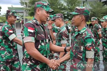 Sebanyak 55 prajurit Kodam Tanjungpura kembali selamat dari Papua