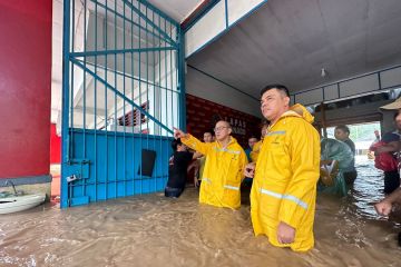 Kakanwil Kemenkumham Sulut tinjau Lapas Manado terendam banjir