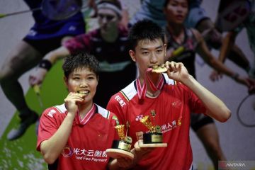 Ganda campuran China Feng/Huang juara Indonesia Masters 2023
