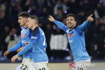 Liga Italia : Napoli di puncak klasemen setelah mengalahkan AS Roma