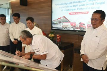 Pertamina target implementasikan DDF pada 300 mobil tangki hingga 2025