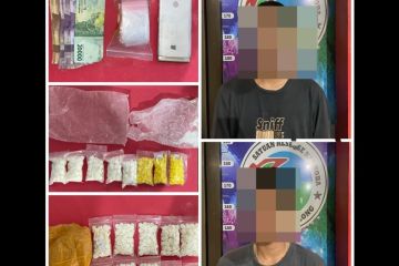 Polres Tabalong amankan dua pemuda yang miliki ribuan obat terlarang