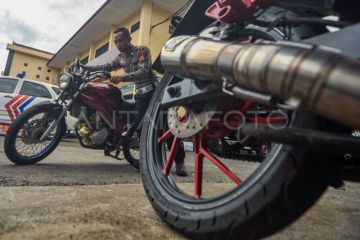 Polresta Bengkulu Tahan 60 Kendaraan Terlibat Balap Liar