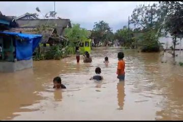 Empat kecamatan di Kabupaten Pandeglang diterjang banjir