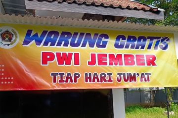 Warung gratis untuk tingkatkan rasa sosial anggota PWI Jember