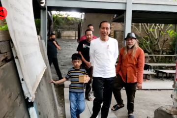 Tertarik kreativitas pelaku budaya, Jokowi kunjungi Mas Don Art Center