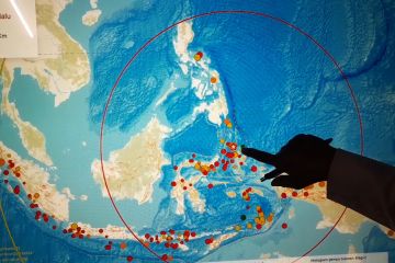 BMKG laporkan gempa bumi magnitudo 7,1 di Laut Maluku