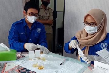 BNN Kota Cilegon gelar tes urine mendadak kepada puluhan lurah