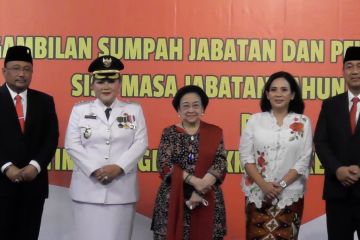 Megawati Soekarnoputri hadiri pelantikan Wali Kota Semarang