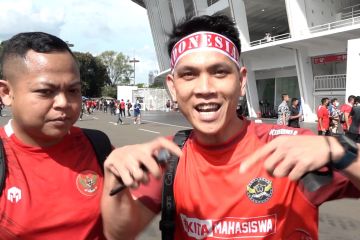 Penonton optimistis Indonesia menangkan semifinal AFF 2022