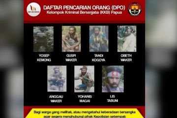 Polda Papua tetapkan 106 anggota KKB dalam daftar pencarian orang