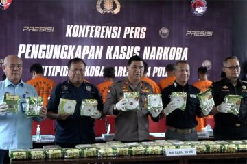Polri gagalkan peredaran 50 kg sabu asal Malaysia