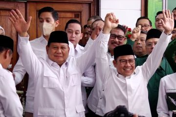 Prabowo dan Cak Imin resmikan sekretariat bersama Gerindra-PKB