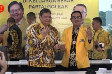 Resmi ke Golkar, Ridwan Kamil jadi Waketum Bidang Penggalangan Pemilih