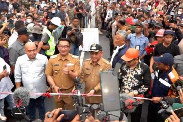 Ridwan Kamil resmikan underpass Dewi Sartika Depok