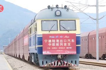 Rute kereta kargo baru China timur dan Moskow dibuka