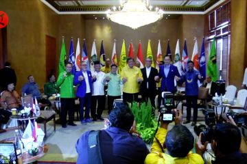 Tujuh pimpinan partai bertemu bahas sistem pemilu 2024