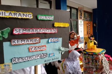 Satu Hari Nol Emisi di SMP Negeri 28 Kota Tangerang