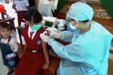 Vaksinasi booster untuk anak 6-11 tahun dimulai pada triwulan kedua