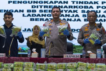 FOTO - Polda Aceh Gagalkan Peredaran Narkoba Jaringan Internasional
