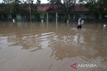 Banjir merendam kawasan Cawas Klaten