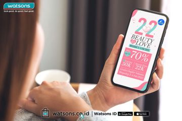 Rangkaian promo "Watsons 2.2 Beauty to Love" digelar