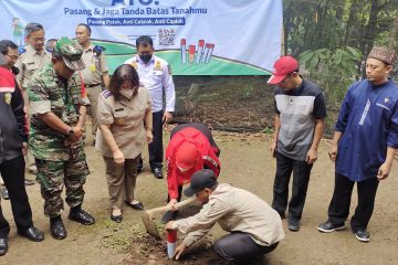 BPN pasang 100 patok tanah pada aset Pemkot Bandarlampung