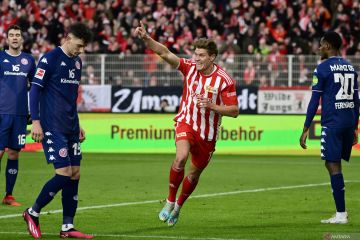 Union Berlin ke puncak klasemen berkat kemenangan 2-1 atas Mainz