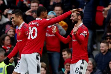 Menang tipis 2-1 atas Crystal Palace, Man United naik ke peringkat 3