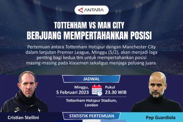 Tottenham vs Man City: Berjuang mempertahankan posisi