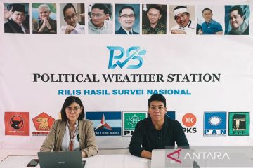 PDIP dan Gerindra terus bersaing menangi Pemilu 2024