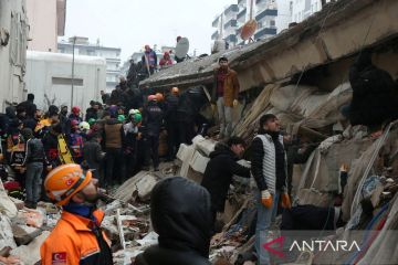 Erdogan serukan solidaritas dampak gempa, pemimpin dunia berduka