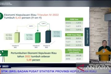 BPS sebut perekonomian Kepri tahun 2022 tumbuh 5,09 persen