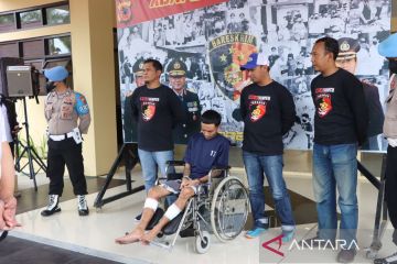 Polisi tembak anggota geng motor pembunuh warga di Kabupaten Bandung