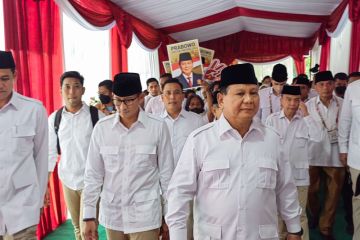 Prabowo hadiri HUT ke-15 Partai Gerindra