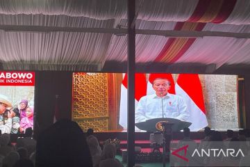 Jokowi ucapkan terima kasih dukungan Partai Gerindra bagi pemerintahan