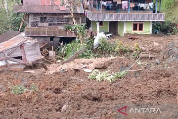 Longsor Toraja Utara sebabkan 155 warga mengungsi