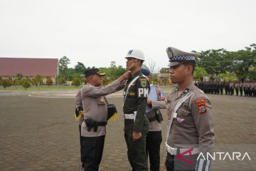 Polda Papua Barat  apel pasukan Operasi Keselamatan Mansinam 2023
