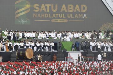 Presiden dan Wapres hadiri Resepsi Puncak Satu Abad NU di Sidoarjo