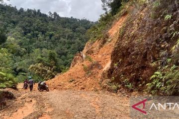 Ruas jalan ke pedalaman Kaltara putus total akibat longsor