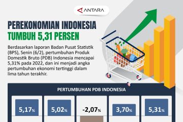 Perekonomian Indonesia tumbuh 5,31 persen
