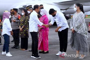 Presiden tiba di Sumatera Utara untuk hadiri peringatan HPN 2023