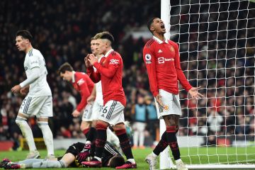 Gol Rashford dan Sancho hindarkan MU dari kekalahan atas Leeds