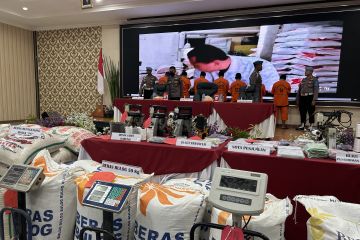 Satgas Pangan Polda Banten temukan penyelewengan 350 ton beras Bulog