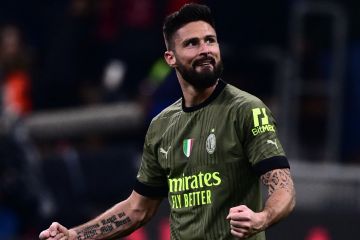 Gol Giroud akhiri puasa kemenangan Milan selama liga laga beruntun