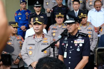 Polda Kalbar-Polisi Malaysia bahas ancaman kejahatan perbatasan